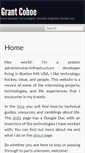 Mobile Screenshot of grantcohoe.com